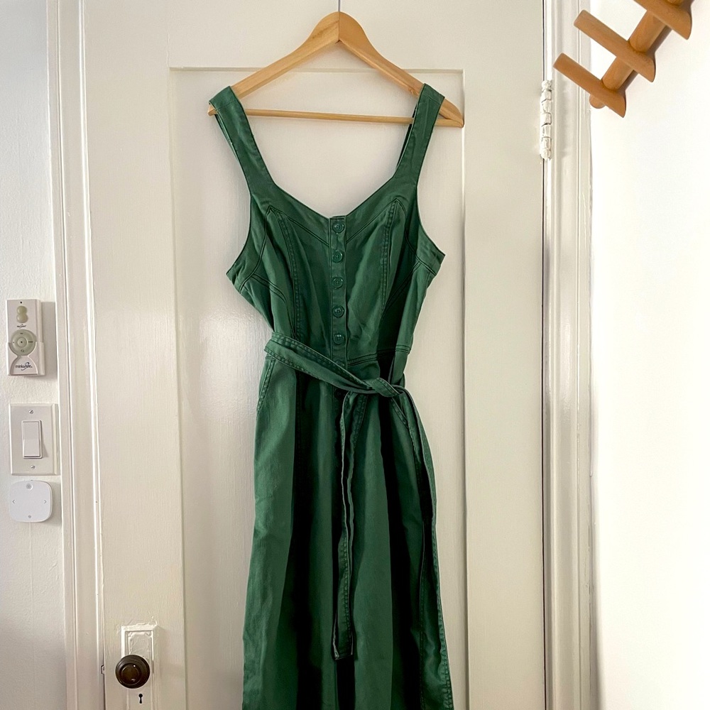 Ulla Johnson green wide leg jumpsuit